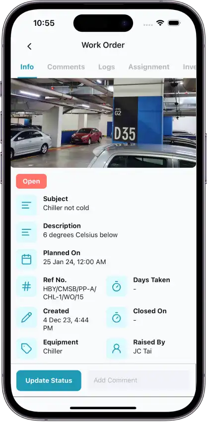 Malaysia CMMS Asset Tracking System